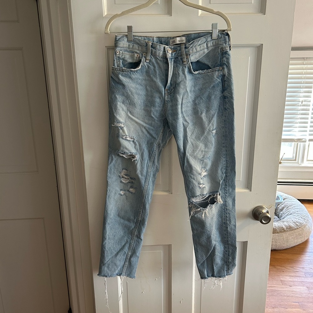 Zara The Cigarette in Sunrise Blue